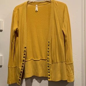 Mustard cardigan